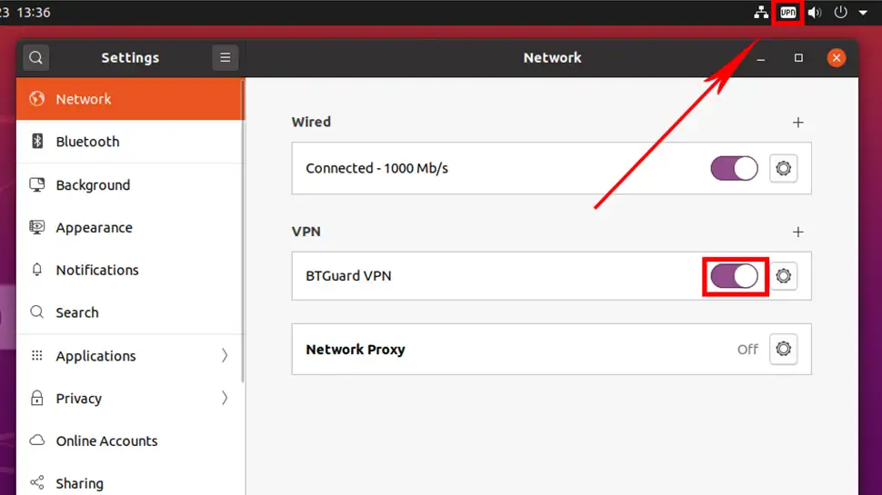 Trun your new OpenVPN VPN one