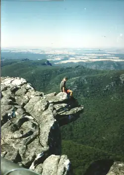 Me in the Grampians National Park, Victoria 1995