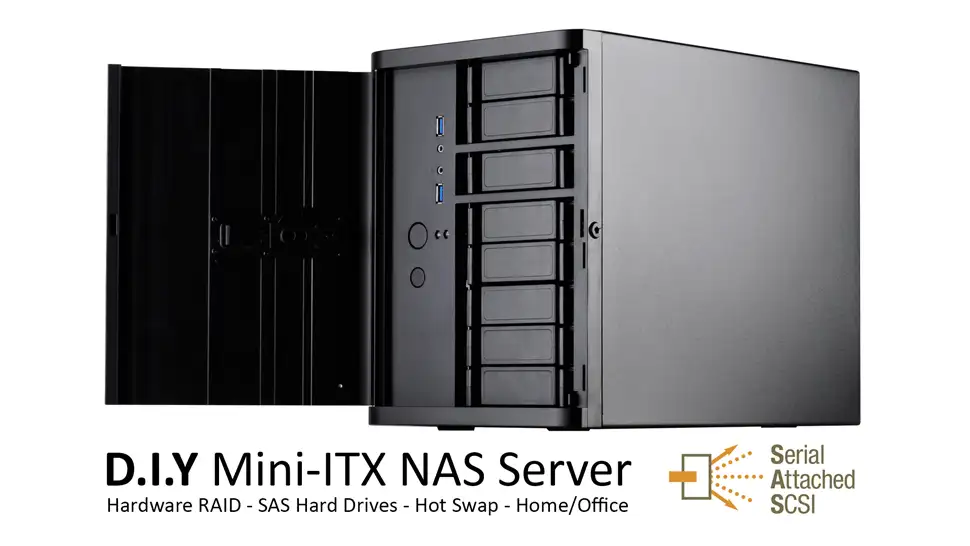 Build a Mini-ITX NAS RAID Server with Enterprise SAS Hard Drives