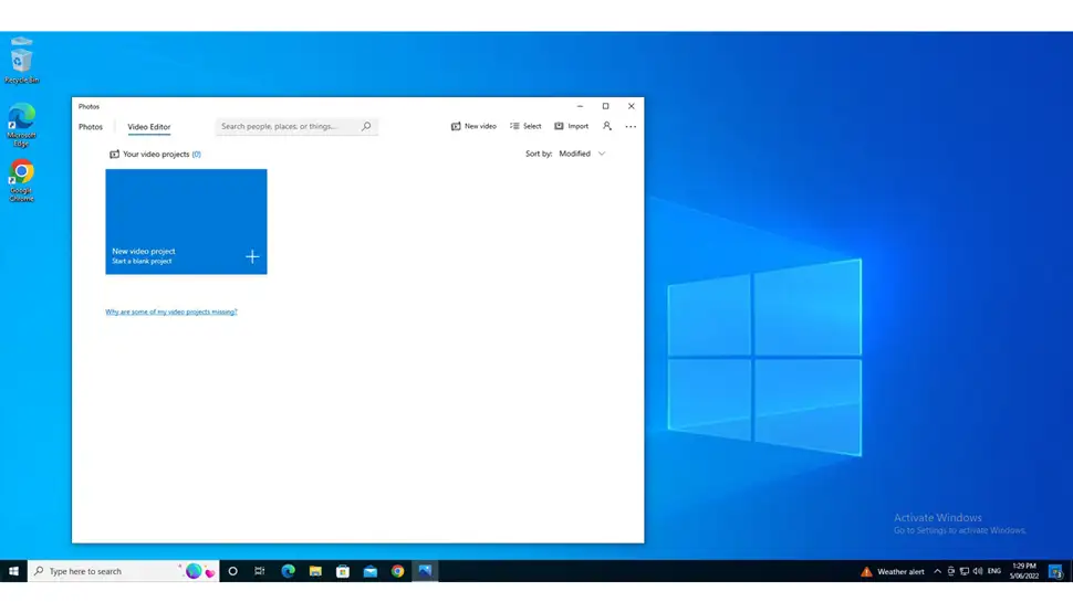 Windows 10 Video Editor
