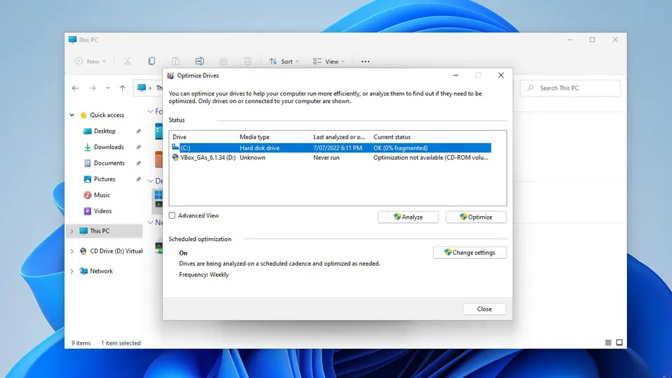 How to defragment hard drive on Windows 11