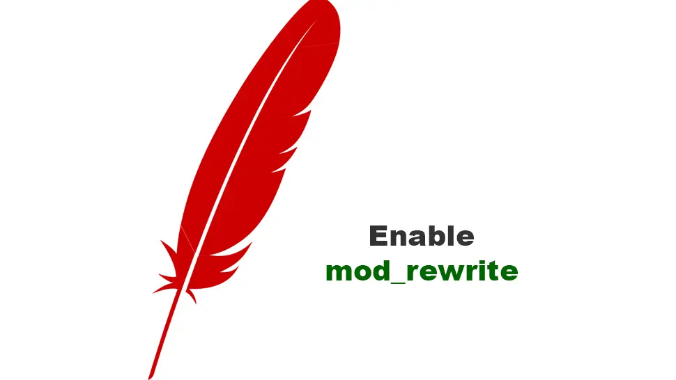 Learn how to enable the mod_rewrite module on Apache web server.