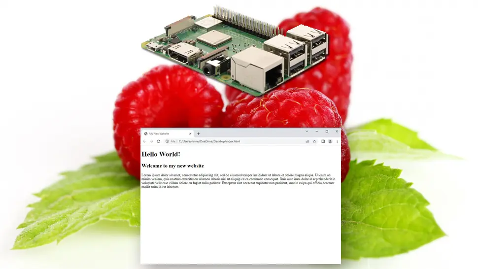 How to host a website on a Raspberry Pi