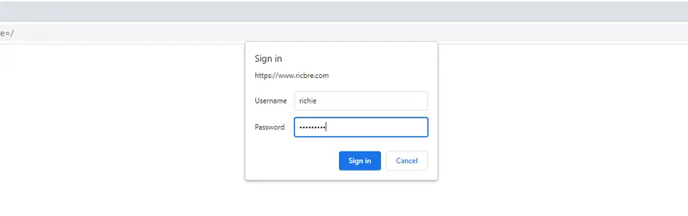 Login using htpasswd and htaccess