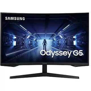 Samsung G5 Odyssey 32-inch gaming monitor - front promo
