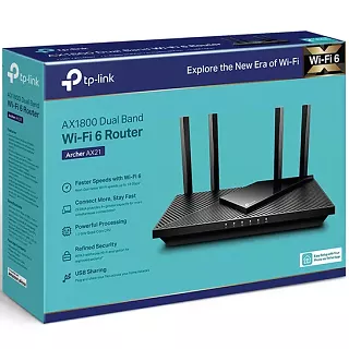 Archer AX21 Wi-Fi 6 Router - retail box